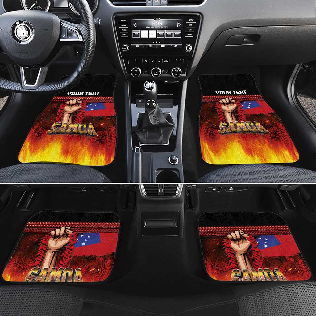 Personalised Samoan Spirit - Samoa Tribal Heritage Car Mats