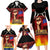 Personalised Samoan Spirit - Samoa Tribal Heritage Family Matching Long Sleeve Bodycon Dress and Hawaiian Shirt