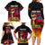 Personalised Samoan Spirit - Samoa Tribal Heritage Family Matching Long Sleeve Bodycon Dress and Hawaiian Shirt