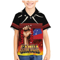 Personalised Samoan Spirit - Samoa Tribal Heritage Family Matching Mermaid Dress and Hawaiian Shirt