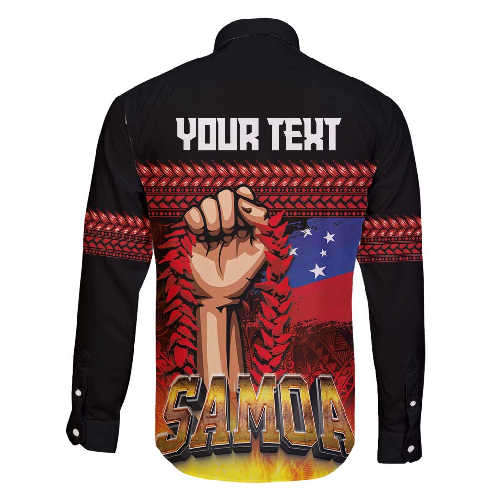 Personalised Samoan Spirit - Samoa Tribal Heritage Family Matching Off Shoulder Short Dress and Hawaiian Shirt