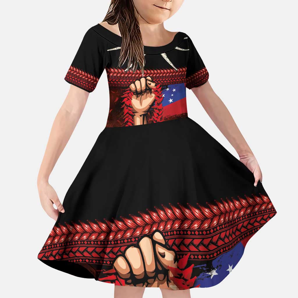 Personalised Samoan Spirit - Samoa Tribal Heritage Family Matching Puletasi and Hawaiian Shirt