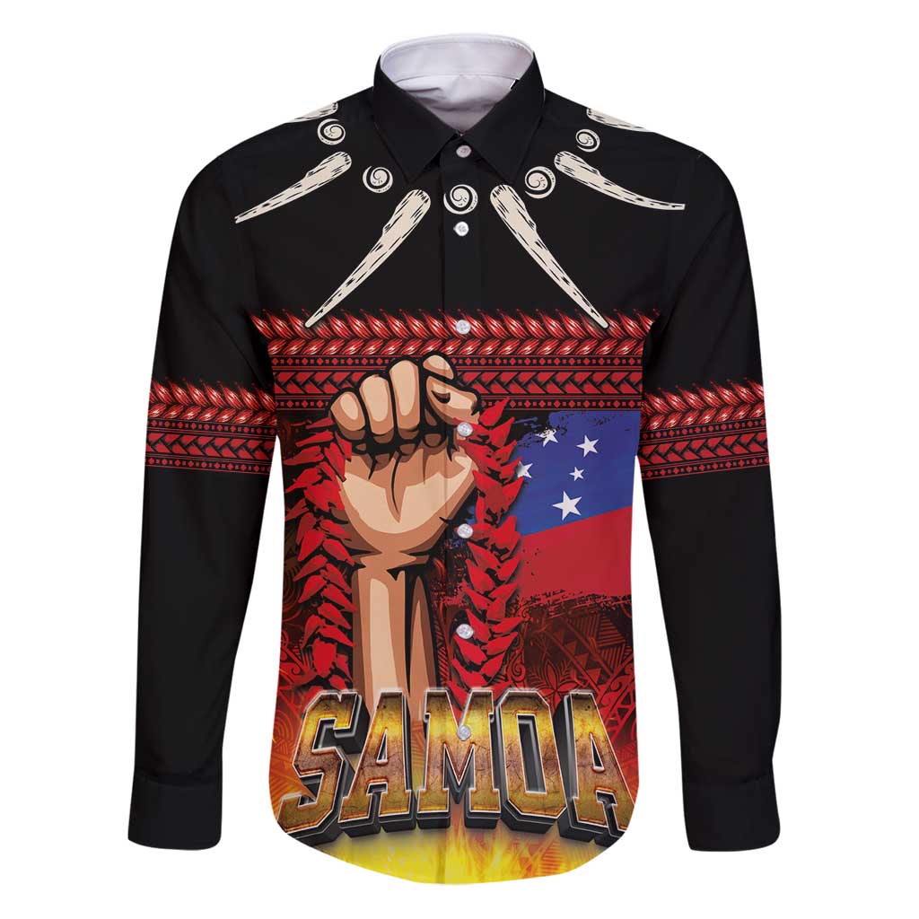 Personalised Samoan Spirit - Samoa Tribal Heritage Family Matching Puletasi and Hawaiian Shirt