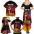 Personalised Samoan Spirit - Samoa Tribal Heritage Family Matching Summer Maxi Dress and Hawaiian Shirt