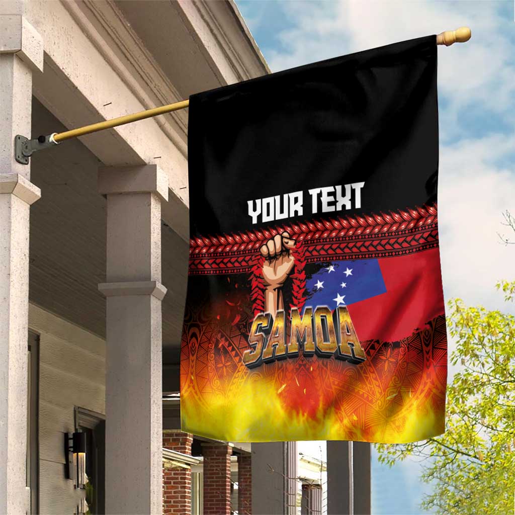 Personalised Samoan Spirit - Samoa Tribal Heritage Garden Flag