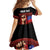 Personalised Samoan Spirit - Samoa Tribal Heritage Kid Short Sleeve Dress