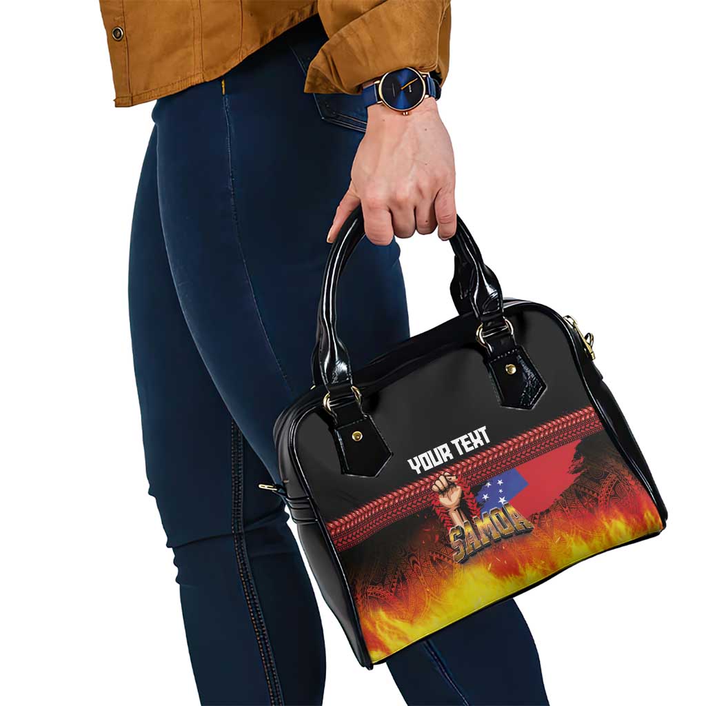 Personalised Samoan Spirit - Samoa Tribal Heritage Shoulder Handbag
