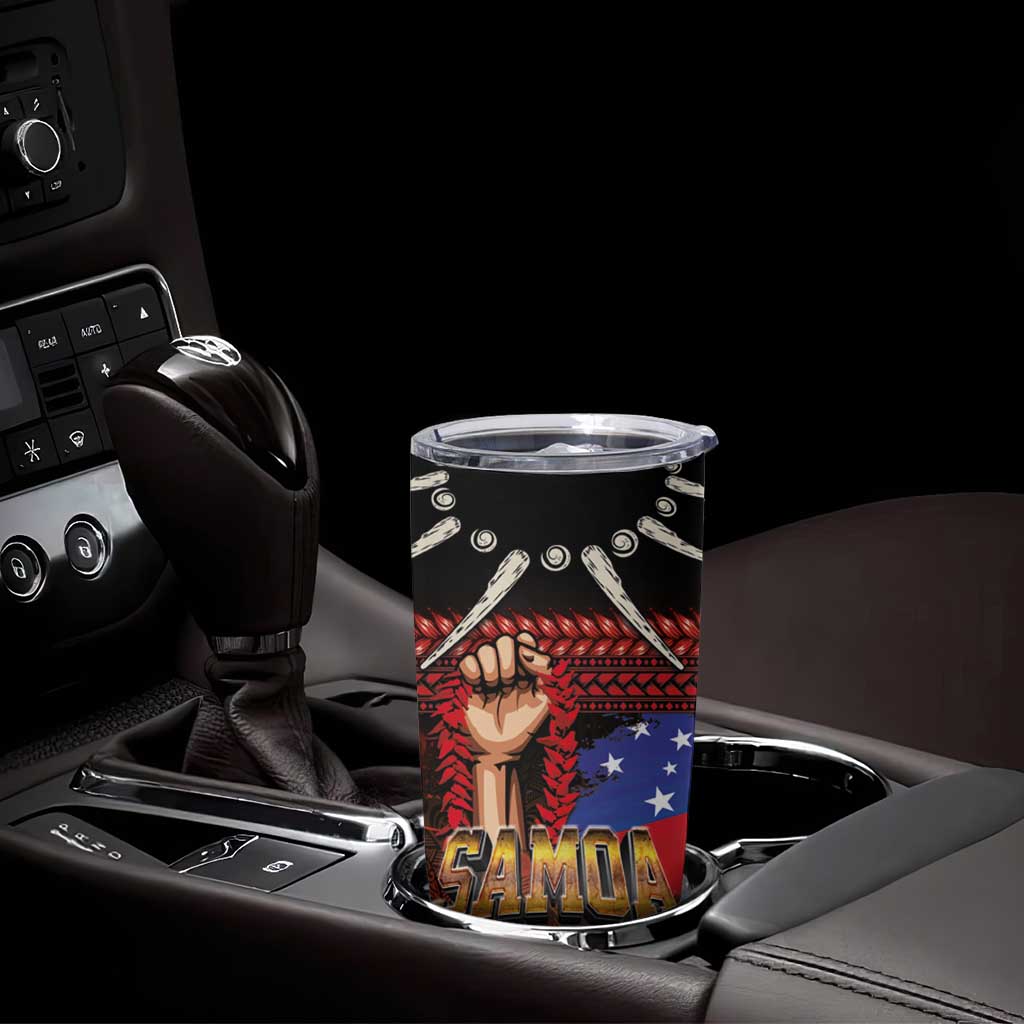 Personalised Samoan Spirit - Samoa Tribal Heritage Tumbler Cup