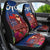 Proud of Samoa Car Seat Cover Ula Nifo with Samoa 685 and Hibiscus Tapa Tribal Pattern