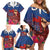 Proud of Samoa Family Matching Off Shoulder Short Dress and Hawaiian Shirt Ula Nifo with Samoa 685 and Hibiscus Tapa Tribal Pattern
