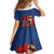 Proud of Samoa Kid Short Sleeve Dress Ula Nifo with Samoa 685 and Hibiscus Tapa Tribal Pattern