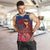 Proud of Samoa Men Tank Top Ula Nifo with Samoa 685 and Hibiscus Tapa Tribal Pattern