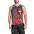 Proud of Samoa Men Tank Top Ula Nifo with Samoa 685 and Hibiscus Tapa Tribal Pattern