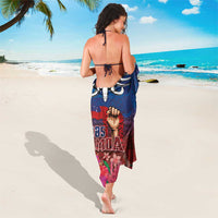 Proud of Samoa Sarong Ula Nifo with Samoa 685 and Hibiscus Tapa Tribal Pattern