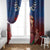 Proud of Samoa Window Curtain Ula Nifo with Samoa 685 and Hibiscus Tapa Tribal Pattern