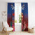 Proud of Samoa Window Curtain Ula Nifo with Samoa 685 and Hibiscus Tapa Tribal Pattern