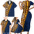 Samoan Siapo Family Matching Short Sleeve Bodycon Dress and Hawaiian Shirt Tatau Pattern Half Style LT03 - Polynesian Pride