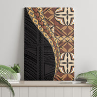 Samoan Siapo Canvas Wall Art Tatau Pattern Half Style Retro Mode LT03 - Polynesian Pride