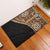 Samoan Siapo Rubber Doormat Tatau Pattern Half Style Retro Mode LT03 Brown - Polynesian Pride