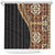 Samoan Siapo Shower Curtain Tatau Pattern Half Style Retro Mode LT03 Brown - Polynesian Pride