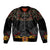 Custom New Zealand Rugby Bomber Jacket Black Fern Maori Tribal Pattern LT03 Unisex Black - Polynesian Pride