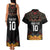 Custom New Zealand Rugby Couples Matching Tank Maxi Dress and Hawaiian Shirt Black Fern Maori Tribal Pattern LT03 - Polynesian Pride