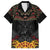 Custom New Zealand Rugby Family Matching Long Sleeve Bodycon Dress and Hawaiian Shirt Black Fern Maori Tribal Pattern LT03 Dad's Shirt - Short Sleeve Black - Polynesian Pride