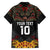 Custom New Zealand Rugby Family Matching Puletasi and Hawaiian Shirt Black Fern Maori Tribal Pattern LT03 - Polynesian Pride