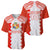 Custom Tonga Rugby Baseball Jersey Ikale Tahi Ngatu Tribal Pattern LT03