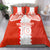 Custom Tonga Rugby Bedding Set Ikale Tahi Ngatu Tribal Pattern