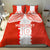 Custom Tonga Rugby Bedding Set Ikale Tahi Ngatu Tribal Pattern