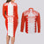 Custom Tonga Rugby Couples Matching Long Sleeve Bodycon Dress and Long Sleeve Button Shirt Ikale Tahi Ngatu Tribal Pattern LT03