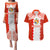 Custom Tonga Rugby Couples Matching Puletasi and Hawaiian Shirt Ikale Tahi Ngatu Tribal Pattern LT03