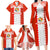 Custom Tonga Rugby Family Matching Long Sleeve Bodycon Dress and Hawaiian Shirt Ikale Tahi Ngatu Tribal Pattern LT03