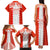 Custom Tonga Rugby Family Matching Tank Maxi Dress and Hawaiian Shirt Ikale Tahi Ngatu Tribal Pattern LT03