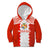 Custom Tonga Rugby Kid Hoodie Ikale Tahi Ngatu Tribal Pattern LT03