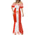 Custom Tonga Rugby Mermaid Dress Ikale Tahi Ngatu Tribal Pattern LT03