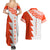 Custom Tonga Rugby Couples Matching Summer Maxi Dress and Hawaiian Shirt Ikale Tahi Ngatu Tribal Pattern Half Style LT03