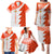 Custom Tonga Rugby Family Matching Puletasi and Hawaiian Shirt Ikale Tahi Ngatu Tribal Pattern Half Style LT03