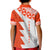 Custom Tonga Rugby Kid Polo Shirt Ikale Tahi Ngatu Tribal Pattern Half Style LT03