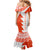 Custom Tonga Rugby Mermaid Dress Ikale Tahi Ngatu Tribal Pattern Half Style LT03