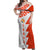 Custom Tonga Rugby Off Shoulder Maxi Dress Ikale Tahi Ngatu Tribal Pattern Half Style LT03