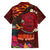American Samoa Manulele Tausala Nu'uuli Hawaiian Shirt Tatau Art Pattern with Tropical Plants