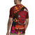 American Samoa Manulele Tausala Nu'uuli Rugby Jersey Tatau Art Pattern with Tropical Plants