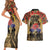 Australia and New Zealand ANZAC Day Couples Matching Short Sleeve Bodycon Dress and Hawaiian Shirt Kangaroo and Kiwi Bird Soldier-Honor and Remember Vintage Style