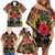 Australia and New Zealand ANZAC Day Family Matching Off Shoulder Short Dress and Hawaiian Shirt Kangaroo and Kiwi Bird Soldier-Honor and Remember Vintage Style