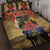 Australia and New Zealand ANZAC Day Quilt Bed Set Kangaroo and Kiwi Bird Soldier-Honor and Remember Vintage Style