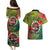 Cook Islands ANDAC Day Couples Matching Puletasi and Hawaiian Shirt Honor and Remember Soliders-Forever in My Thoughts Grunge Style