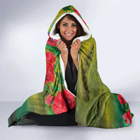 Cook Islands ANDAC Day Hooded Blanket Honor and Remember Soliders-Forever in My Thoughts Grunge Style LT03 - Polynesian Pride