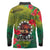 Cook Islands ANDAC Day Long Sleeve Polo Shirt Honor and Remember Soliders-Forever in My Thoughts Grunge Style